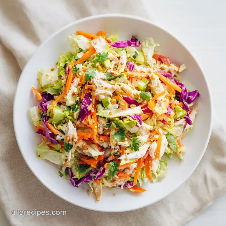 Whole30 Chinese Chicken Salad with Umami Dressing