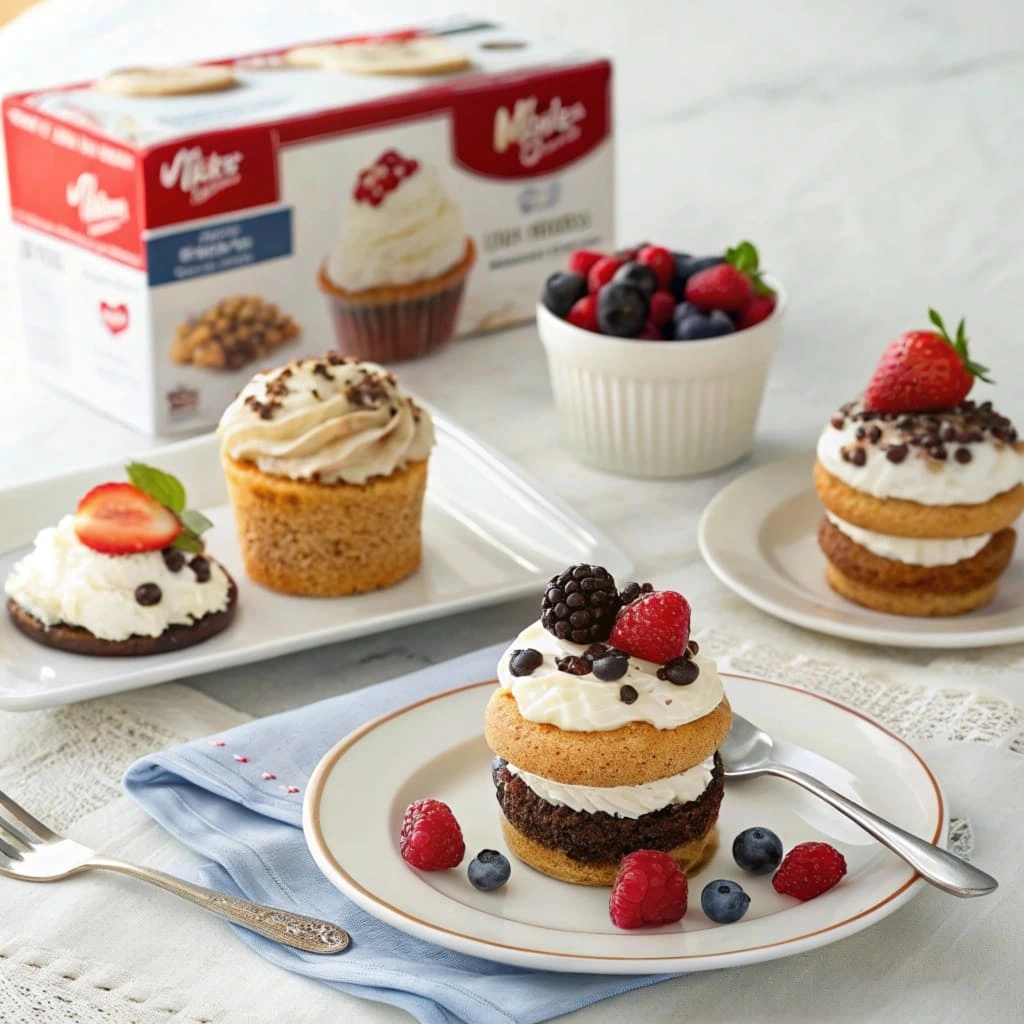 A variety of desserts made with Hy-Vee To-Go Cookies & Cream Mix.