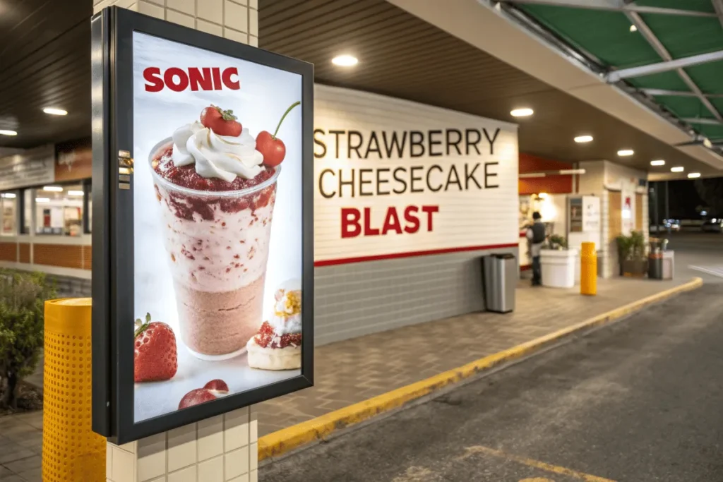 Where to Find Sonic’s Strawberry Cheesecake Blast