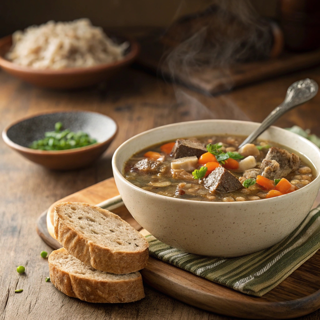 Beef and barley soup, mushroom barley beef soup, hearty beef barley soup, beef mushroom soup