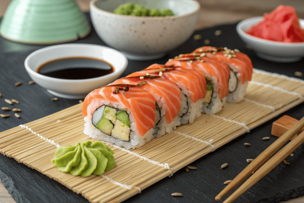 Salmon sushi roll: Can you make sushi with raw salmon?