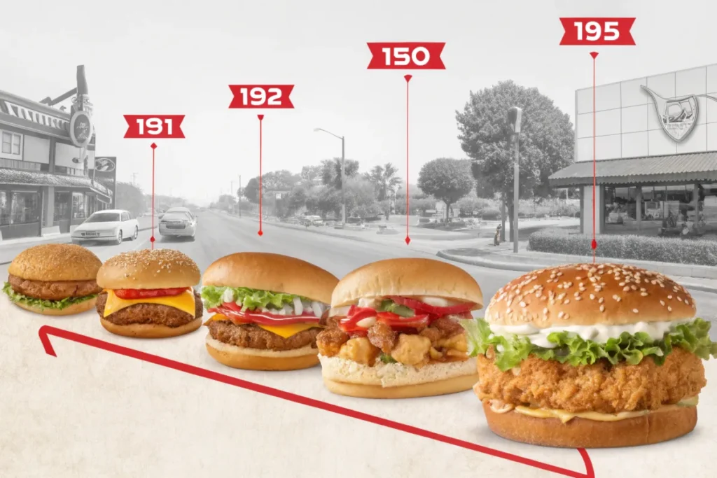 Timeline of Wendy’s Spicy Chicken Sandwich evolution.